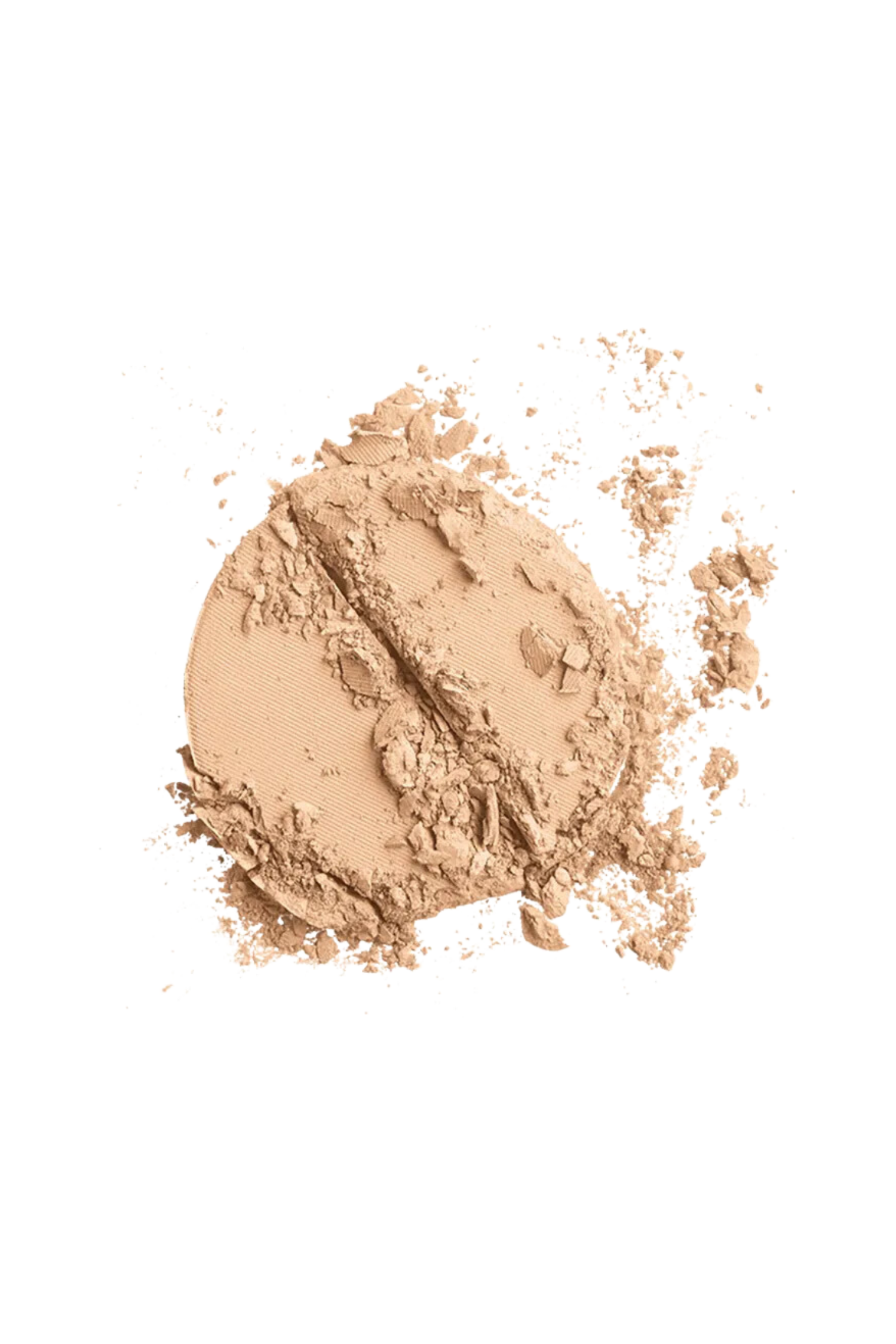 Natural Finish Pressed Foundation SPF 20 Light Ivory Texture