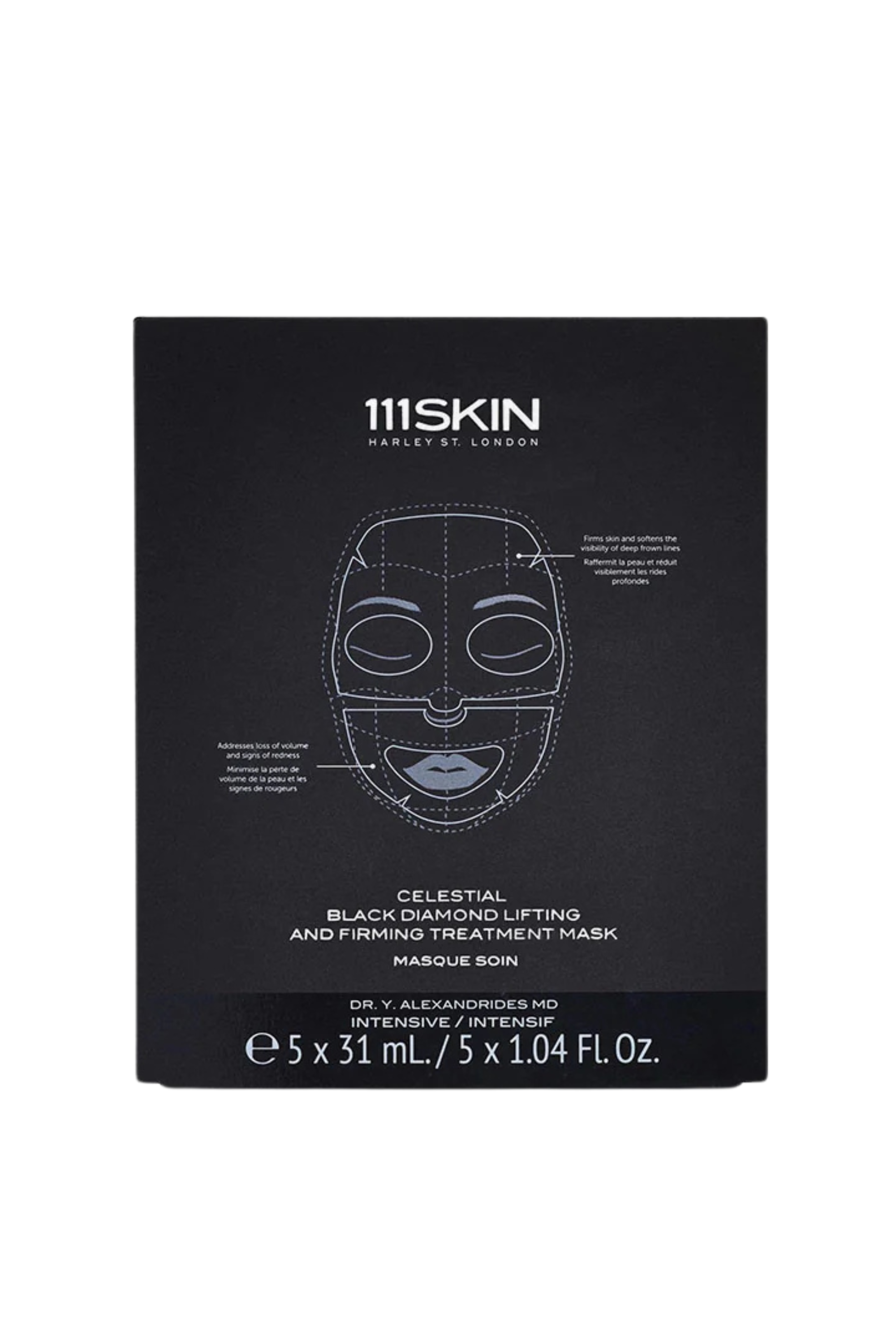 Celestial Black Diamond Lifting and Firming Facial Masks Box 