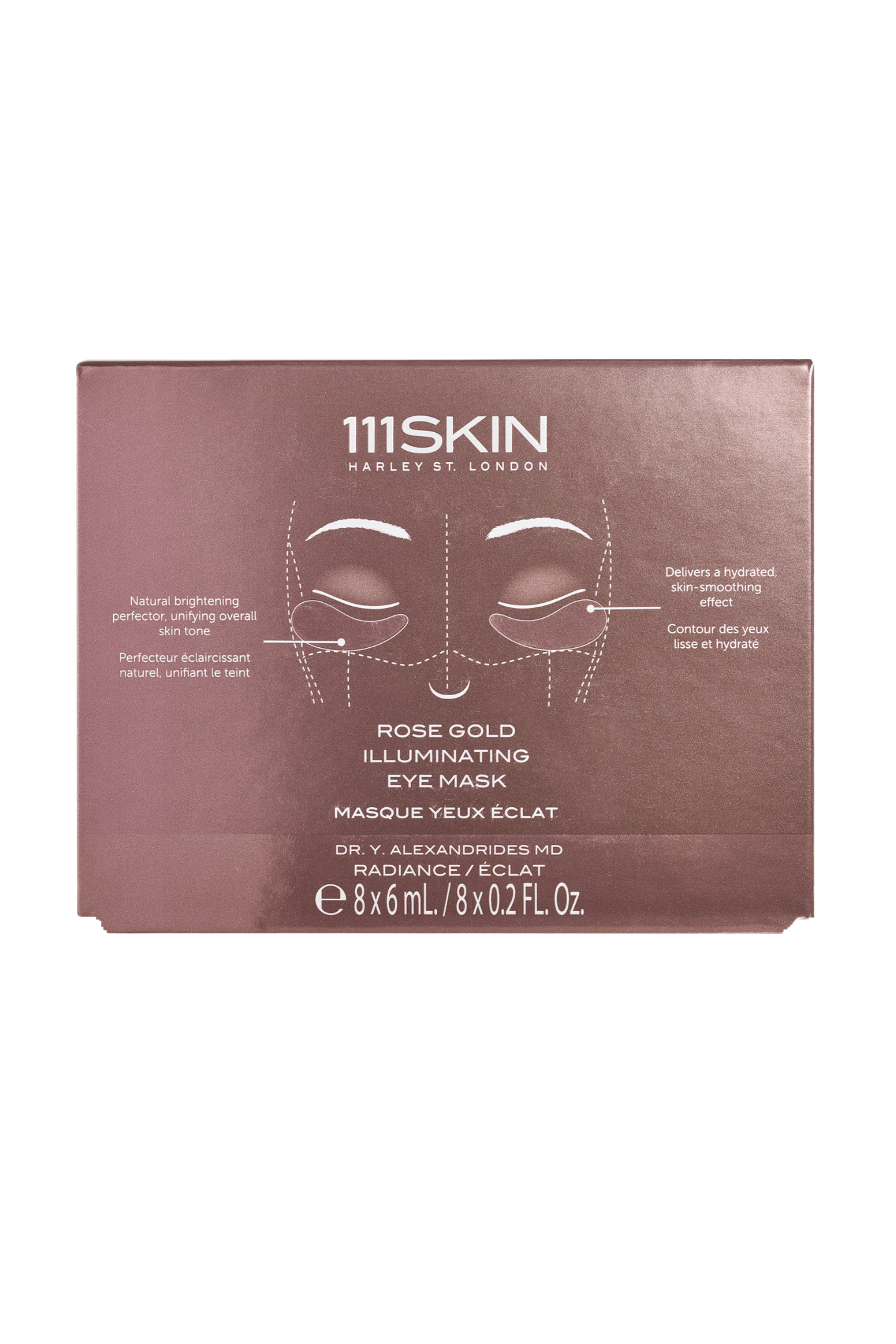 Rose Gold Illuminating Eye Mask Pack
